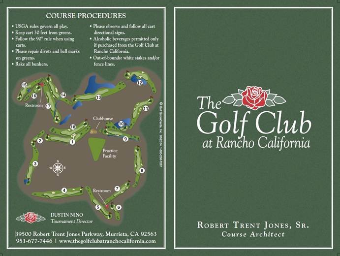 A golf course map with text and images

AI-generated content may be incorrect.